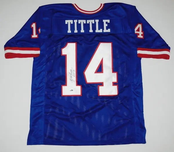 Y.A. Tittle New York Giants Autographed Legacy Jersey