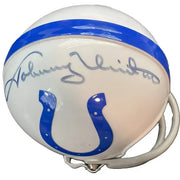 Johnny Unitas Baltimore Colts Autographed Mini Helmet