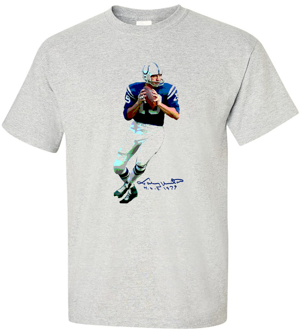 Johhny Unitas Baltimore Colts NFL Legends Signature Collection Tees