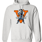 Virginia Cavs Vintage Booster Club sweatshirt in grey with logo, crewneck or hoody style.