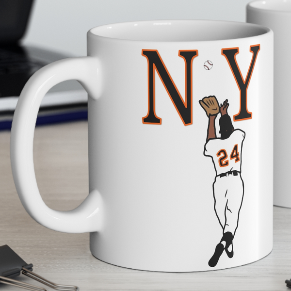 Wllie Mays New York Giants Certamic Mug