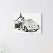 Wilt Chamberlain VW Beetle Poster