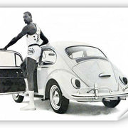 Wilt Chamberlain VW Beetle Poster
