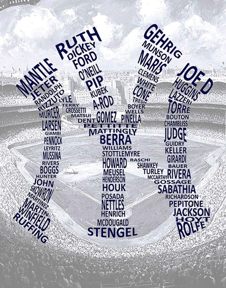 New York Yankees Legends Poster Print