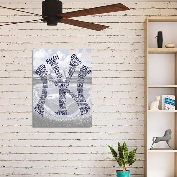 New York Yankees Legends Stretched Canvas Poster