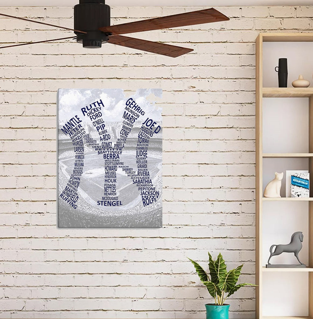 New York Yankees Legends Stretched Canvas Poster