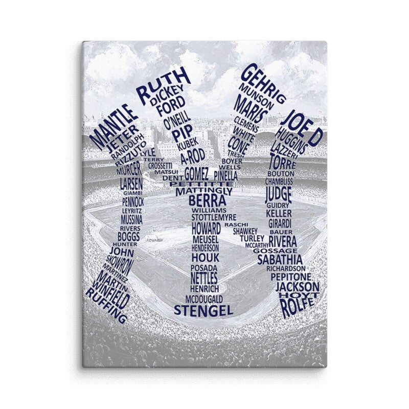 New York Yankees Legends Stretched Canvas Poster