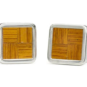 Boston Garden Parquet Floor Cufflinks - RetroSportCo