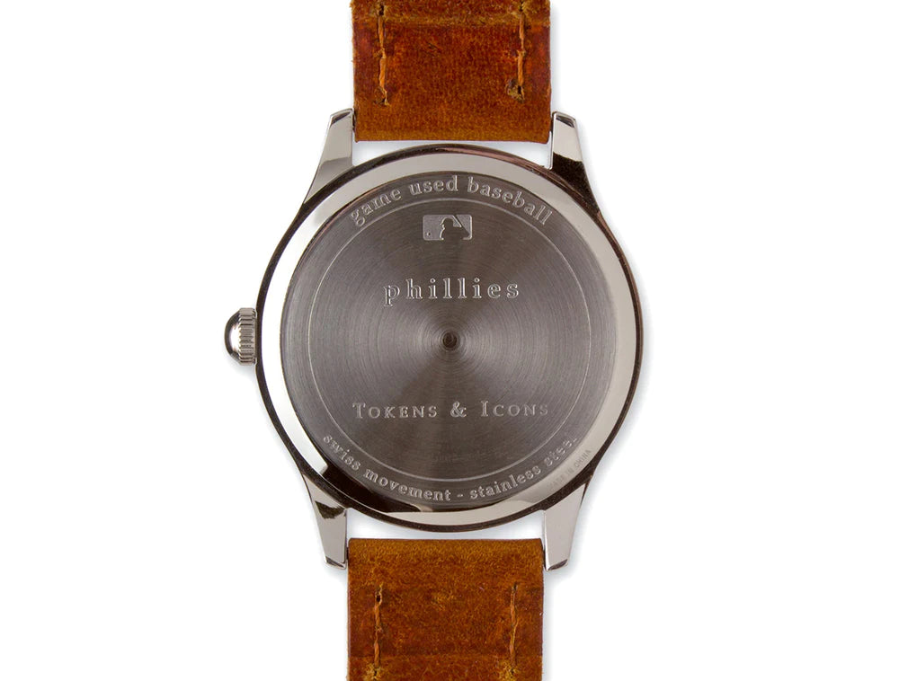 Philadelphia Phillies Game Used Baseball Watch - RetroSportCo