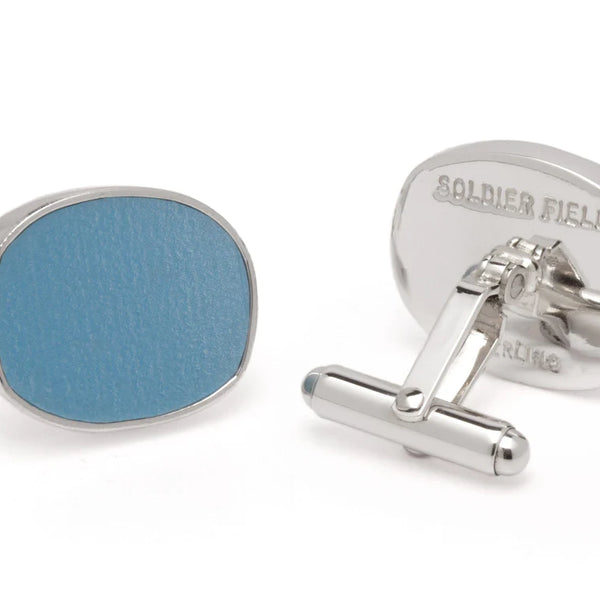 Chicago Bears Soldiers Field Game Used Seat Cufflinks - RetroSportCo