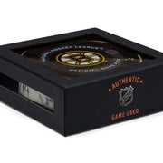 Boston Bruins Game Used Puck Bottle Opener - RetroSportCo