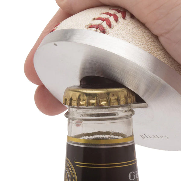Pittsburgh Pirates Game Used Ball Bottle Opener - RetroSportCo