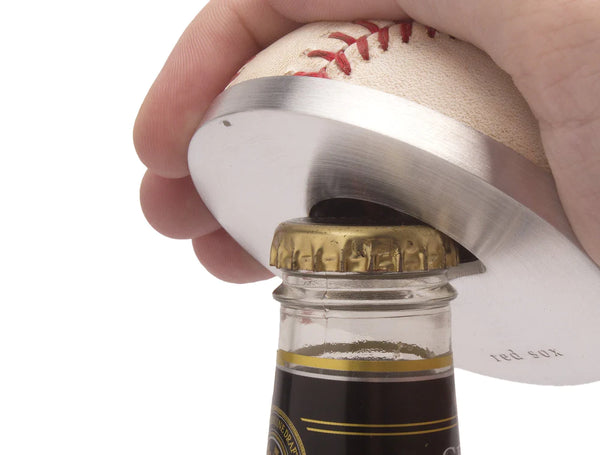Boston Red Sox Game Used Baseball Bottle Opener - RetroSportCo
