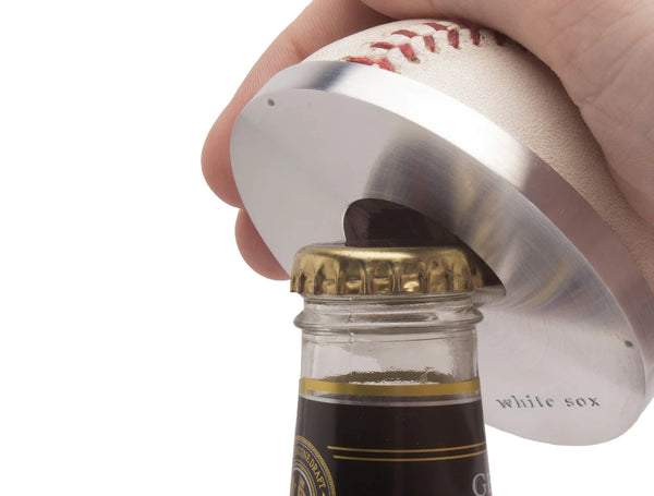 Chicago White Sox Game Used Ball Bottle Opener - RetroSportCo