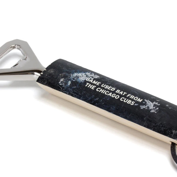 Chicago Cubs Game Used Bat Bottle Opener - RetroSportCo
