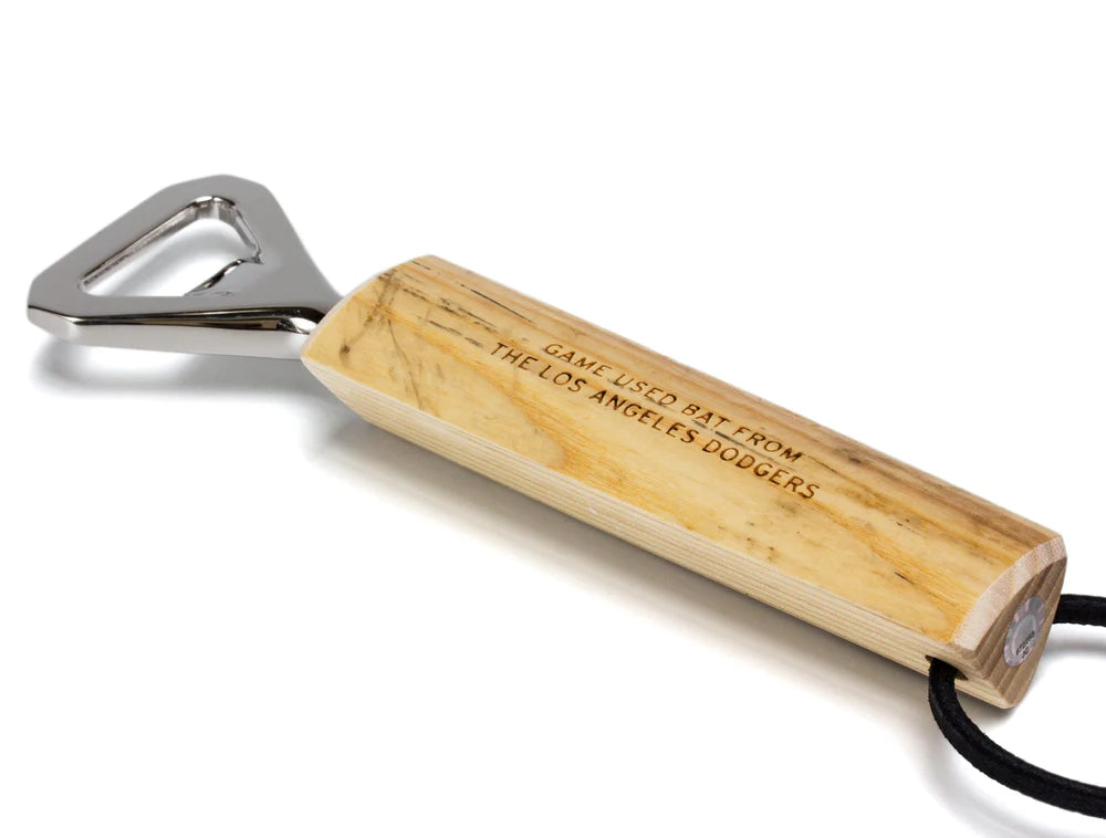 Los Angeles Dodgers Game Used Bat Bottle Opener - RetroSportCo