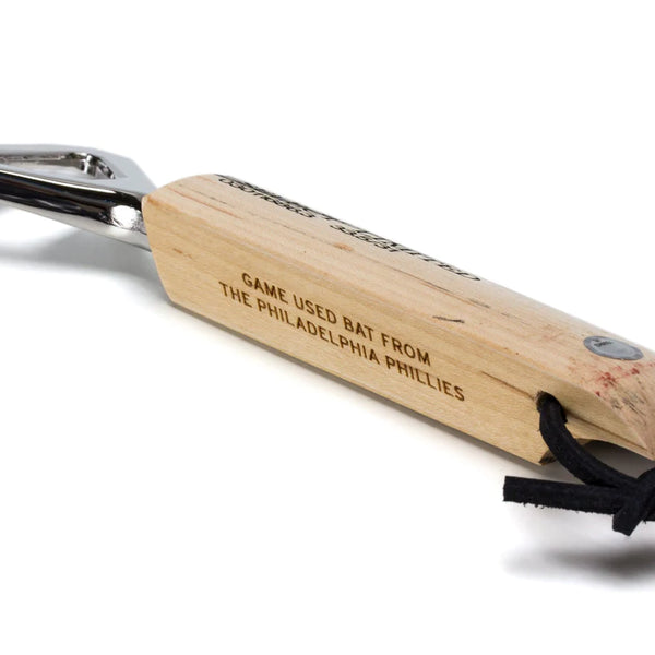 Philadelphia Phillies Game Used Bat Bottle Opener - RetroSportCo
