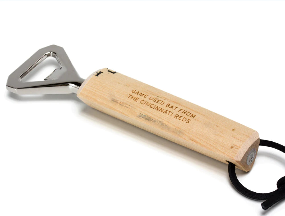 Cincinnati Reds Game Used Bat Bottle Opener - RetroSportCo