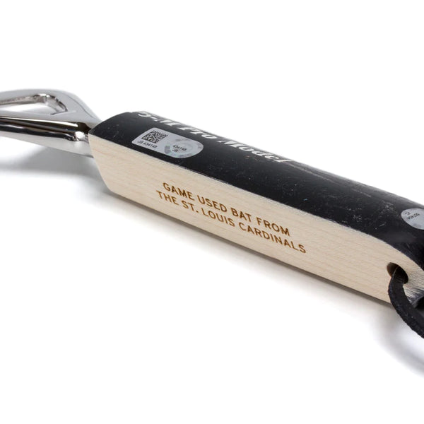 St Louis Cardinals Game Used Bat Bottle Opener - RetroSportCo