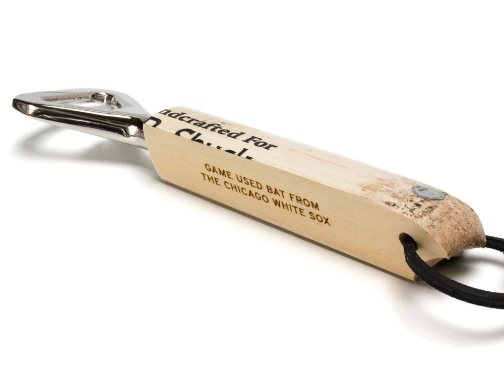 Tokens & Icons Chicago Cubs Game-Used Baseball Bat Bottle Opener