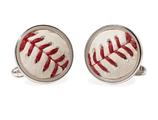 Vintage Authentic Game Used Phillies Ball Cufflinks - RetroSportCo