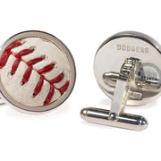 Los Angeles Dodgers Game Used Baseball Cufflinks - RetroSportCo