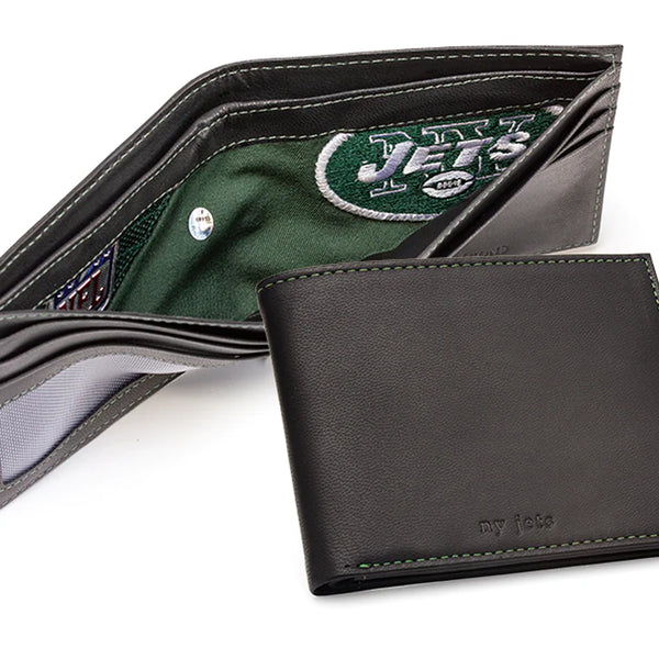 New York Jets Game Used Uniform Wallet - RetroSportCo