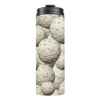 All Over Pimple Ball Print Thermal Tumbler - RetroSportCo
