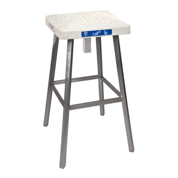 Los Angeles Dodgers Game Used Base Stool - RetroSportCo