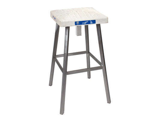 Los Angeles Dodgers Game Used Base Stool - RetroSportCo