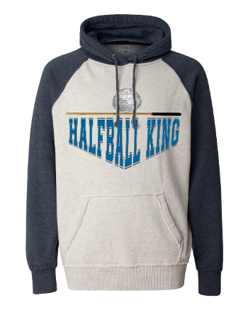 Halfball King Raglan Hoodie - RetroSportCo