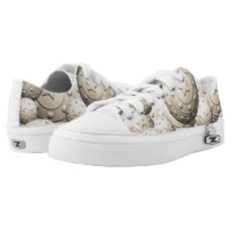 All Over Pimple Ball Print Canvas Sneaks - RetroSportCo