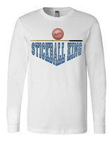 Stickball King Long Sleeve T-Shirt - RetroSportCo