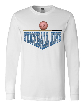 Stickball King Long Sleeve T-Shirt - RetroSportCo