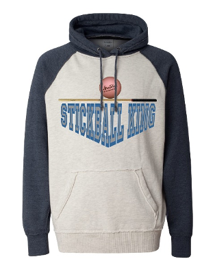 Stickball King Raglan Hoodie - RetroSportCo